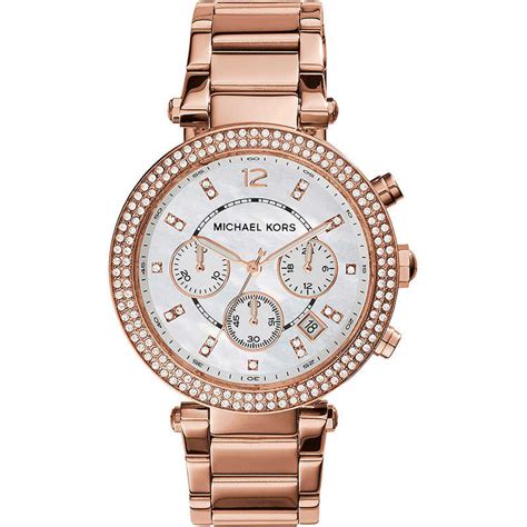 michael kors bayan saat rose gold|Michael Kors silver bracelet.